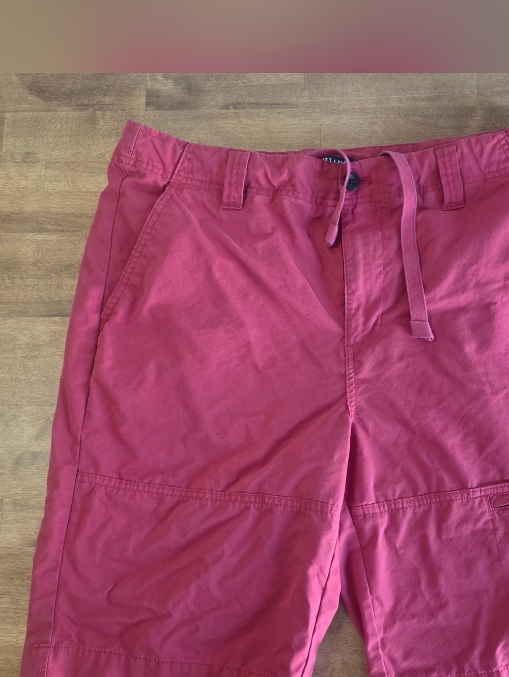 Chaps Red Casual Drawstring Pants